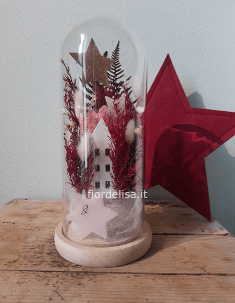 Flower Cloche Natalizia