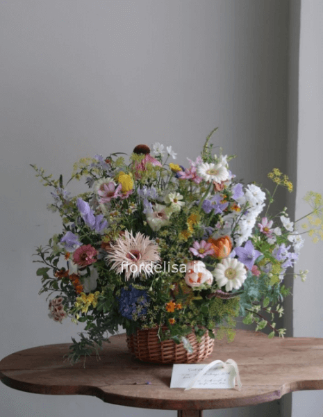 Cesto di Fiori misti Stagionali